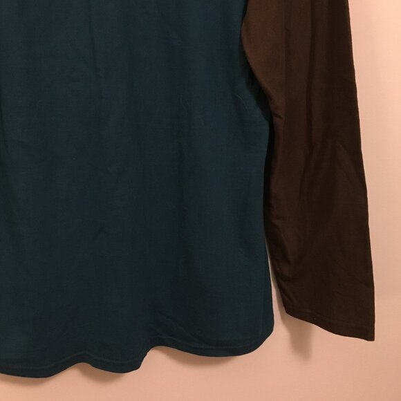 Canadian Designer Leopards & Roses Blue and Red Atomic Sweater - Picture 9 of 16